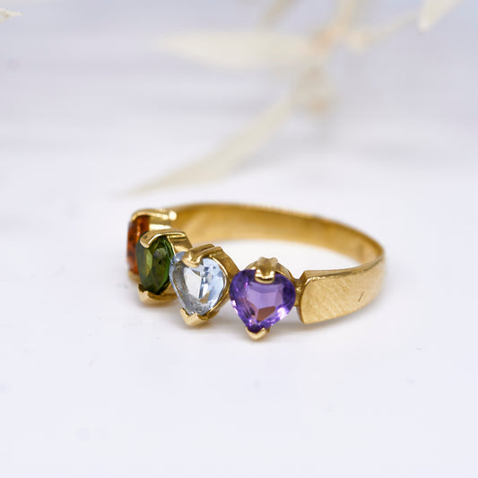 OH MATHILDA. 18K - Citrin - Peridot - Blautopas - Amethyst