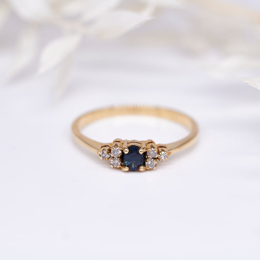 OH JOSEPHINE. 14K - Saphir - Diamant