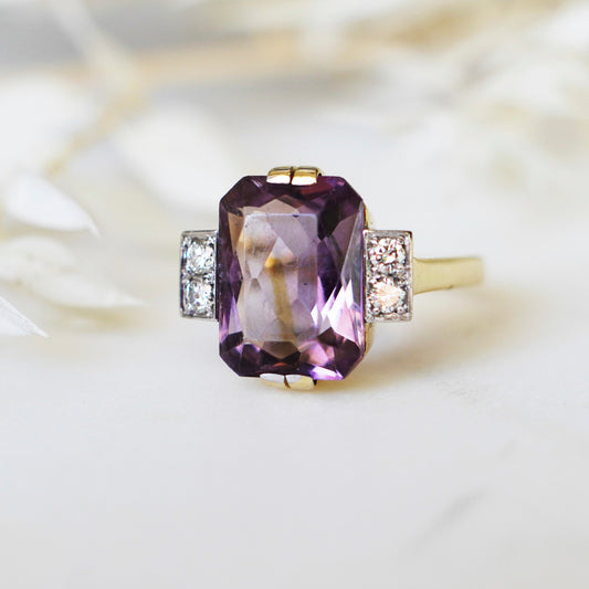 OH PAULA. 14K - Amethyst - Diamant