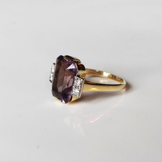 OH PAULA. 14K - Amethyst - Diamant